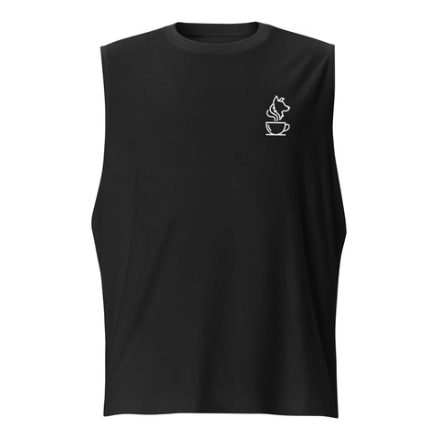 Powered by Caffeine & Border Collies – Sleeveless Tee